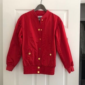 Red Bomber Jacket